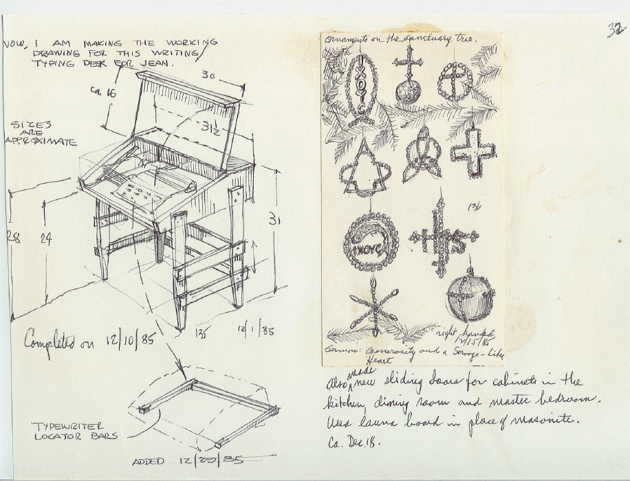 Writing Desk Plans